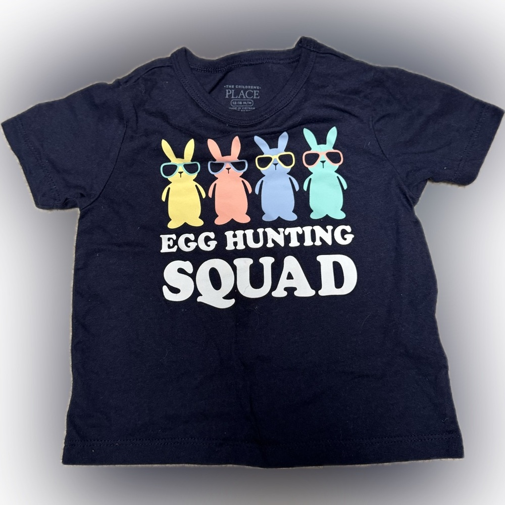 The Children's Place easter Egg Hunting Squad Tee